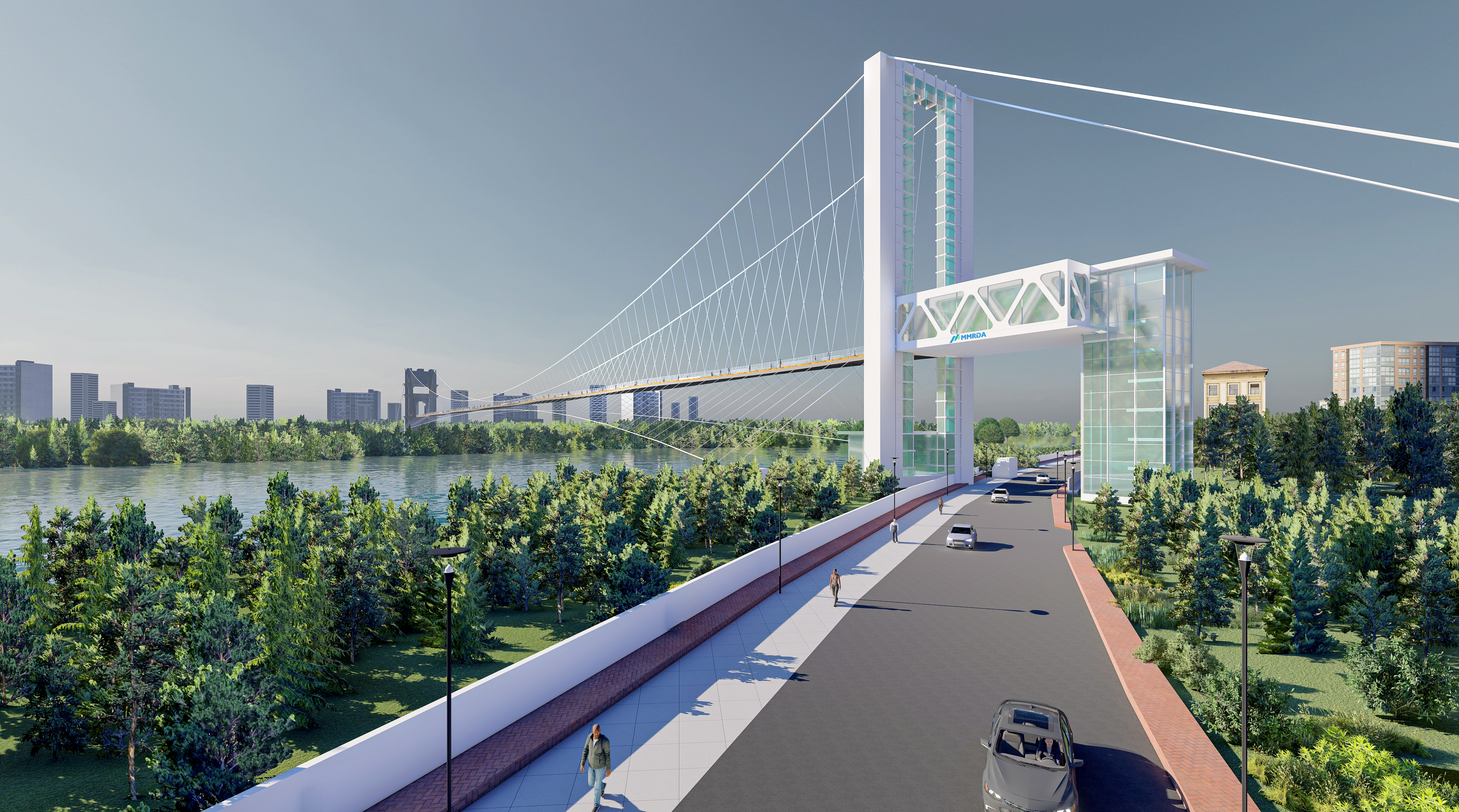 BKC Suspension Bridge — view 3